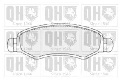 Комплект тормозных колодок, дисковый тормоз QUINTON HAZELL купить
