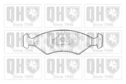 Комплект тормозных колодок, дисковый тормоз QUINTON HAZELL купить