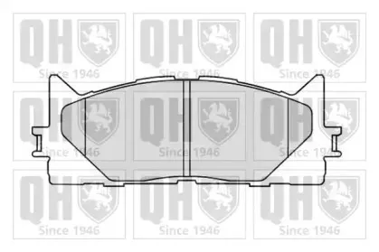 Комплект тормозных колодок, дисковый тормоз QUINTON HAZELL купить
