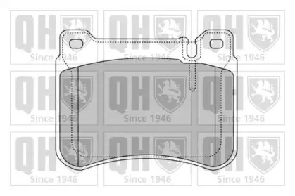 Комплект тормозных колодок, дисковый тормоз QUINTON HAZELL купить