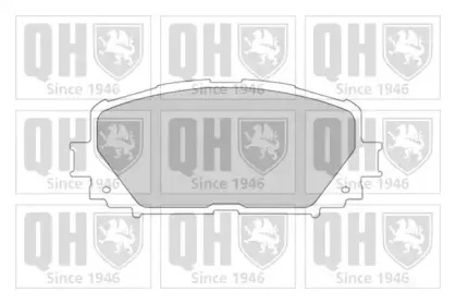 Комплект тормозных колодок, дисковый тормоз QUINTON HAZELL купить