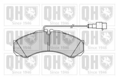 Комплект тормозных колодок, дисковый тормоз QUINTON HAZELL купить