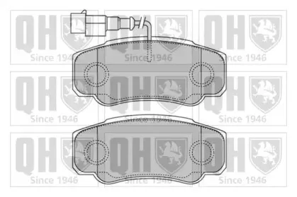 Комплект тормозных колодок, дисковый тормоз QUINTON HAZELL купить