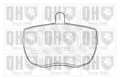 Комплект тормозных колодок, дисковый тормоз QUINTON HAZELL купить