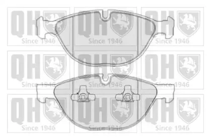 Комплект тормозных колодок, дисковый тормоз QUINTON HAZELL купить