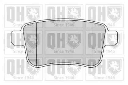 Комплект тормозных колодок, дисковый тормоз QUINTON HAZELL купить
