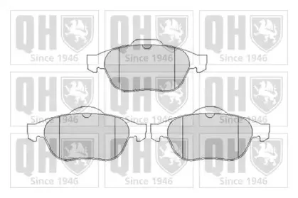 Комплект тормозных колодок, дисковый тормоз QUINTON HAZELL купить