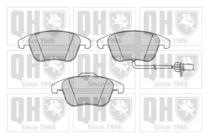 Комплект тормозных колодок, дисковый тормоз QUINTON HAZELL купить