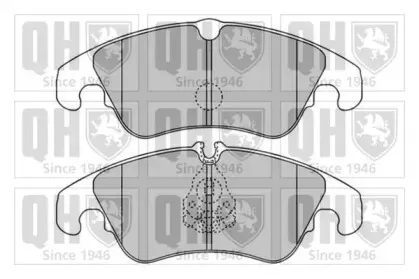 Комплект тормозных колодок, дисковый тормоз QUINTON HAZELL купить