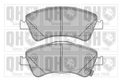 Комплект тормозных колодок, дисковый тормоз QUINTON HAZELL купить