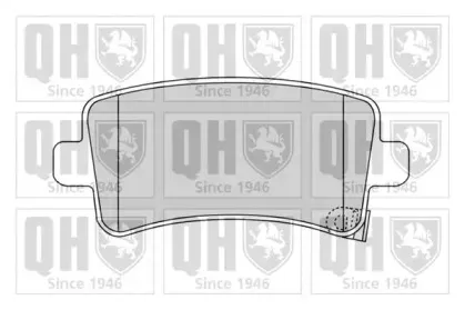 Комплект тормозных колодок, дисковый тормоз QUINTON HAZELL купить