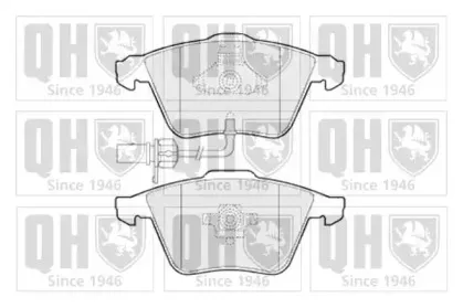 Комплект тормозных колодок, дисковый тормоз QUINTON HAZELL купить