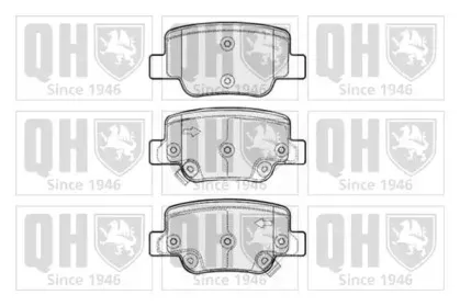 Комплект тормозных колодок, дисковый тормоз QUINTON HAZELL купить