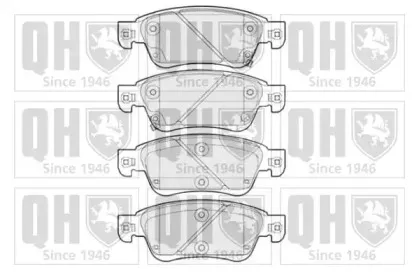 Комплект тормозных колодок, дисковый тормоз QUINTON HAZELL купить