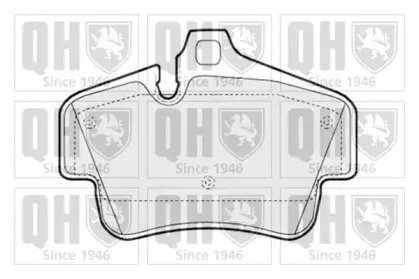 Комплект тормозных колодок, дисковый тормоз QUINTON HAZELL купить