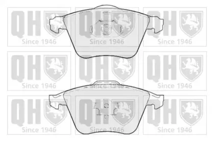 Комплект тормозных колодок, дисковый тормоз QUINTON HAZELL купить