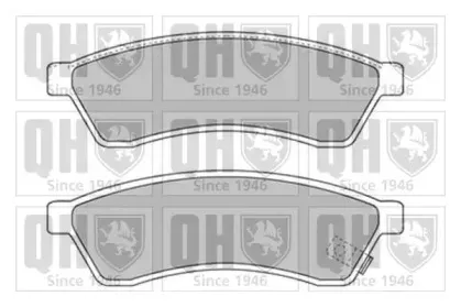 Комплект тормозных колодок, дисковый тормоз QUINTON HAZELL купить