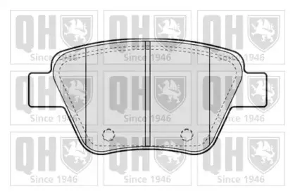 Комплект тормозных колодок, дисковый тормоз QUINTON HAZELL купить