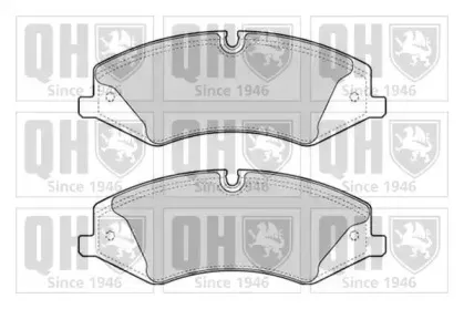 Комплект тормозных колодок, дисковый тормоз QUINTON HAZELL купить