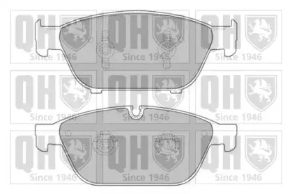 Комплект тормозных колодок, дисковый тормоз QUINTON HAZELL купить