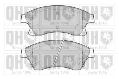Комплект тормозных колодок, дисковый тормоз QUINTON HAZELL купить