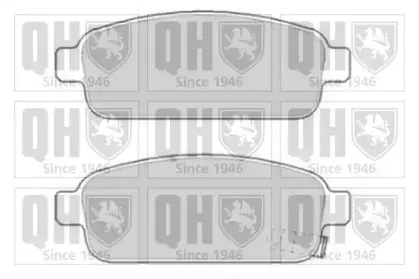 Комплект тормозных колодок, дисковый тормоз QUINTON HAZELL купить