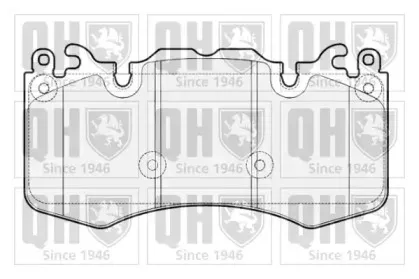 Комплект тормозных колодок, дисковый тормоз QUINTON HAZELL купить