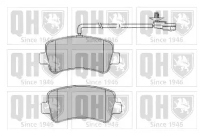 Комплект тормозных колодок, дисковый тормоз QUINTON HAZELL купить