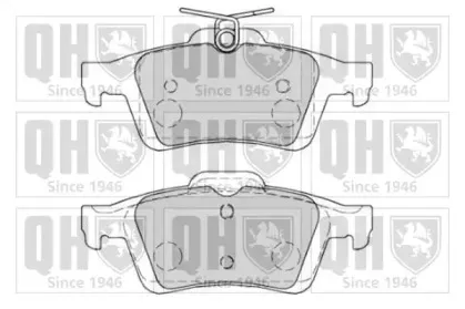 Комплект тормозных колодок, дисковый тормоз QUINTON HAZELL купить
