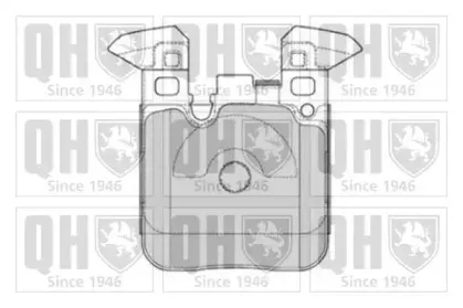 Комплект тормозных колодок, дисковый тормоз QUINTON HAZELL купить