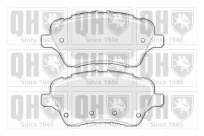 Комплект тормозных колодок, дисковый тормоз QUINTON HAZELL купить