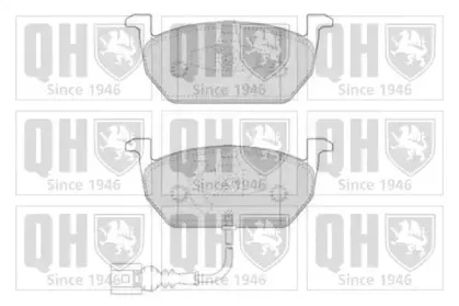 Комплект тормозных колодок, дисковый тормоз QUINTON HAZELL купить