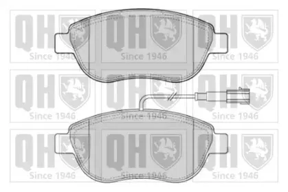 Комплект тормозных колодок, дисковый тормоз QUINTON HAZELL купить