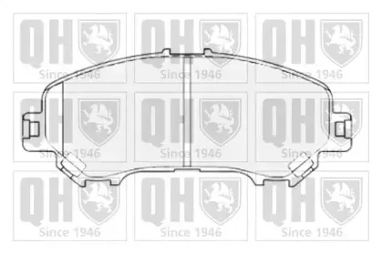 Комплект тормозных колодок, дисковый тормоз QUINTON HAZELL купить