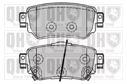Комплект тормозных колодок, дисковый тормоз QUINTON HAZELL купить