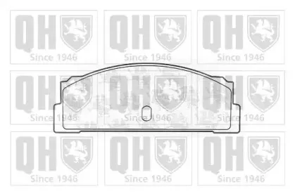 Комплект тормозных колодок, дисковый тормоз QUINTON HAZELL купить