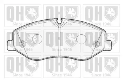 Комплект тормозных колодок, дисковый тормоз QUINTON HAZELL купить