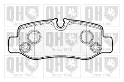 Комплект тормозных колодок, дисковый тормоз QUINTON HAZELL купить