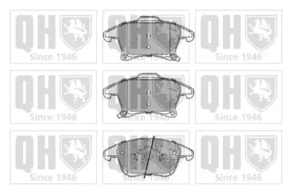 Комплект тормозных колодок, дисковый тормоз QUINTON HAZELL купить