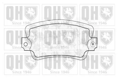 Комплект тормозных колодок, дисковый тормоз QUINTON HAZELL купить