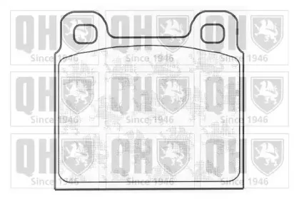 Комплект тормозных колодок, дисковый тормоз QUINTON HAZELL купить