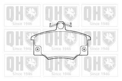 Комплект тормозных колодок, дисковый тормоз QUINTON HAZELL купить