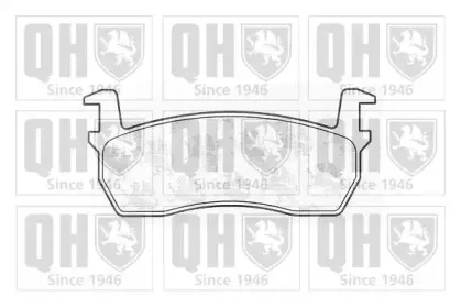 Комплект тормозных колодок, дисковый тормоз QUINTON HAZELL купить
