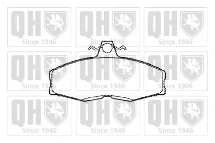 Комплект тормозных колодок, дисковый тормоз QUINTON HAZELL купить