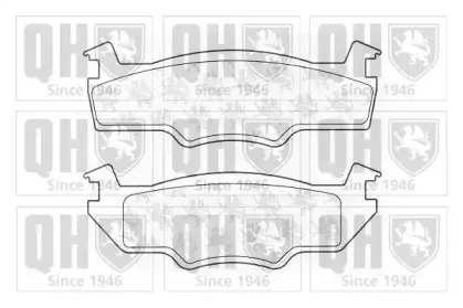 Комплект тормозных колодок, дисковый тормоз QUINTON HAZELL купить