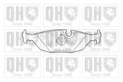 Комплект тормозных колодок, дисковый тормоз QUINTON HAZELL купить