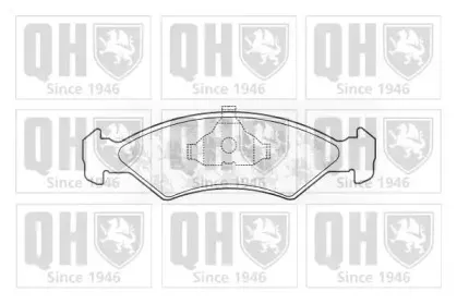 Комплект тормозных колодок, дисковый тормоз QUINTON HAZELL купить