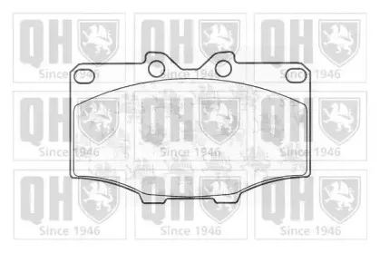 Комплект тормозных колодок, дисковый тормоз QUINTON HAZELL купить