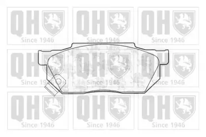 Комплект тормозных колодок, дисковый тормоз QUINTON HAZELL купить