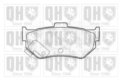 Комплект тормозных колодок, дисковый тормоз QUINTON HAZELL купить